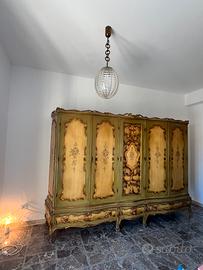 Armadio in stile barocco veneziano 5 ante - 3mt