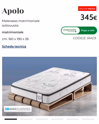 Materasso nuovo