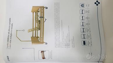 Letto elettrico disabili