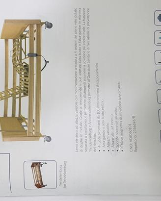 Letto elettrico disabili