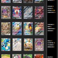 lotto carte ar/sar/full art Pokemon jap nm to mint