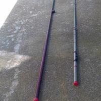2 canne da pesca 1 mulinello