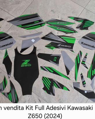 Kit Adesivi Full Set Kawasaki Z650 Nuovi