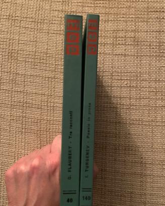 Edizioni anni '60 Turgenev e Flaubert