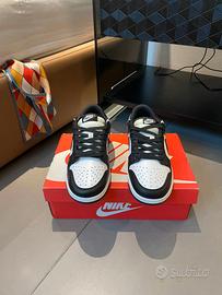 Nike Dunk Low Bianco Nero Panna Sneakers EU     38