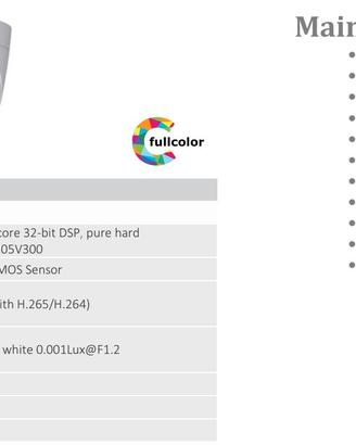 N.2 ENVIO IESS-DFM70H500S-WM IP PoE 5 MP ONVIF