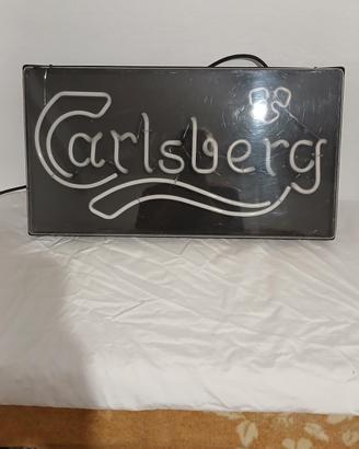 insegna luminosa carlsberg