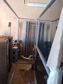 recinzione metallica per transenne