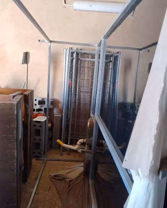 recinzione metallica per transenne