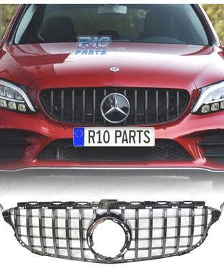 GRIGLIA MERCEDES W205 14-18 AMG GT NERO LUCIDO CRO