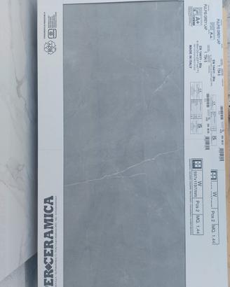 Piastrelle gres porcellanato grigio effetto marmo