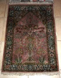 Tappeto SRINAGAR 69 X 90 a mano INDIA seta + cert.
