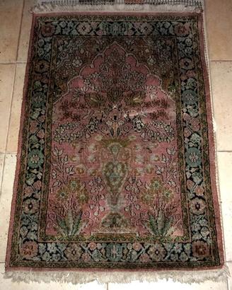 Tappeto SRINAGAR 69 X 90 a mano INDIA seta + cert.