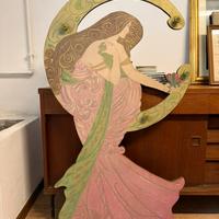 Attaccapanni artigianale stile Liberty  dip a mano