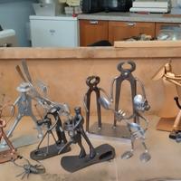 statuine originali in ferro