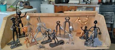 statuine originali in ferro