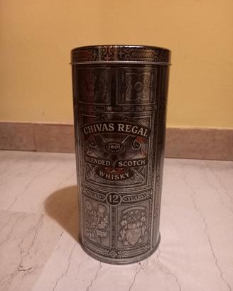 Chivas regal 12 years anni 90 confezione latta