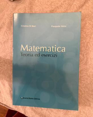 Libro matematica teoria ed esercizi