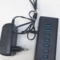Multipresa USB 3.0 (sette prese) con alimentatore