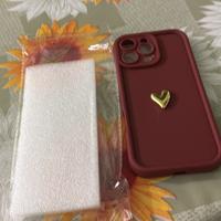 Cover iphone 16 pro max con cuore