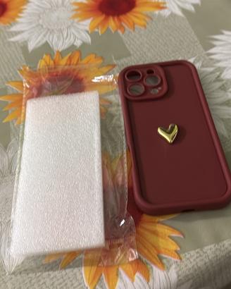 Cover iphone 16 pro max con cuore