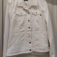 giubbotto in denim twin set jeans 