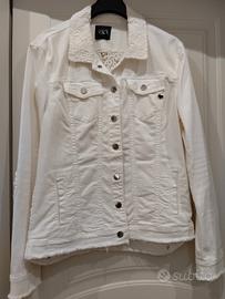 giubbotto in denim twin set jeans 