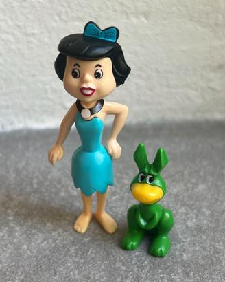Betty con pet Flintstones 2000 Kinder K01N70