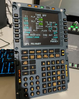 Airbus A320 MCDU Flight Simulator