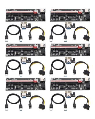 6 Pz. BEYIMEI PCI-E 1X to 16X Riser Card