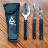 Posate economiche in astuccio 3 pezzi Scout Tech