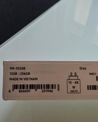 SAMSUNG TAB 10 FE 5G - 256 GB  NUOVO