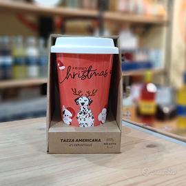 Tazza in ceramica "Cani Natale"
