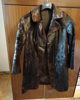 giaccone di pelliccia visone 