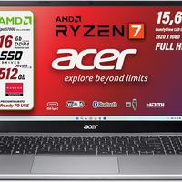 ACER ASPIRE 3 15 A315-44P RYZEN 7  16 GB RAM  SSD