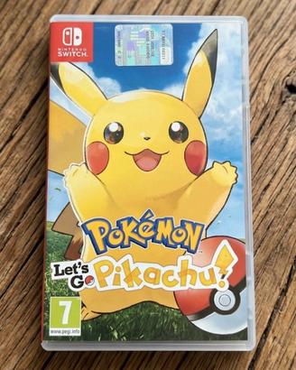 Pokemon Let's go pikachu nintendo switch