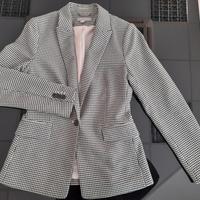 Blazer H&M con motivo pied de poule, taglia 36