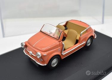 modellino auto fiat 500 diorama 