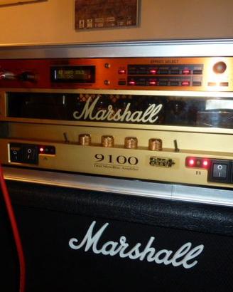 Marshall 9100, cassa Marshall 1922, Boss GX700.