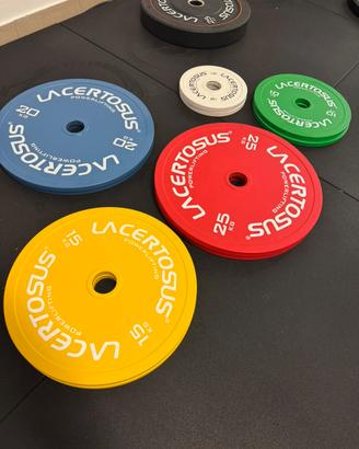 Dischi da competizione calibrati powerlifting