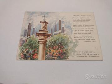 cartolina centenario della città di Gallarate 