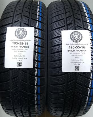 2 GOMME 195 55 16 BARUM A75990