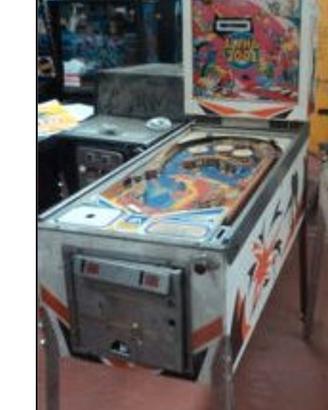 Flipper ALPHA 2001, prodotto nel 1977 dalla C.E.A.