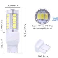 LAMPADA LED T20 BIANCA 33 LED SMS CANBUS