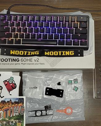 Tastiera Gaming Wooting 60he V2 8K ANSI US