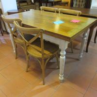 Tavolo soggiorno cucina stile country