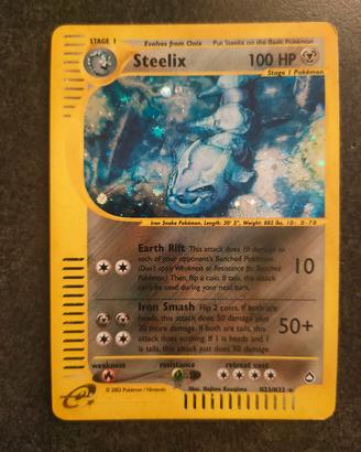 steelix holo aquapolis ENG carte Pokemon 