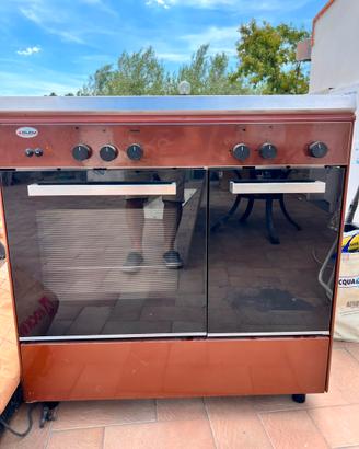 Cucina Glem Gas AER96MI3 – 4 Fuochi + Forno Maxi
