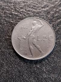 50 Lire 1966 Vulcano Italia