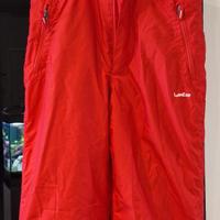 pantalone neve rosso
